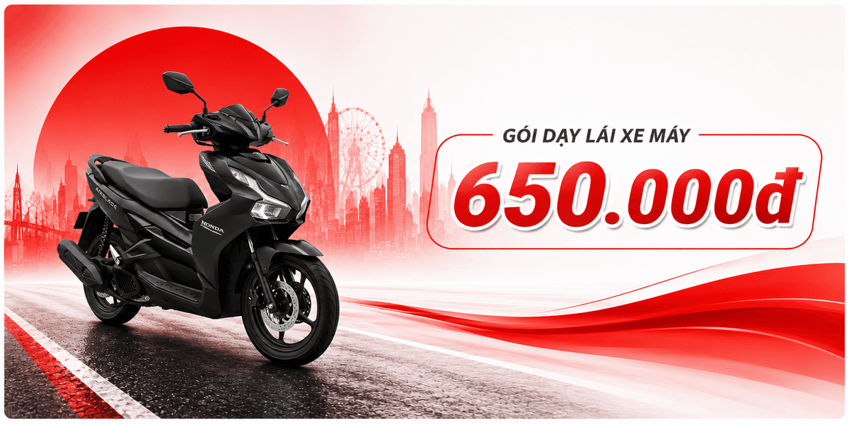 Học phí khóa HẠNG A1 (XE MÁY) là 650.000đ Hồ sơ trọn gói sát hạch