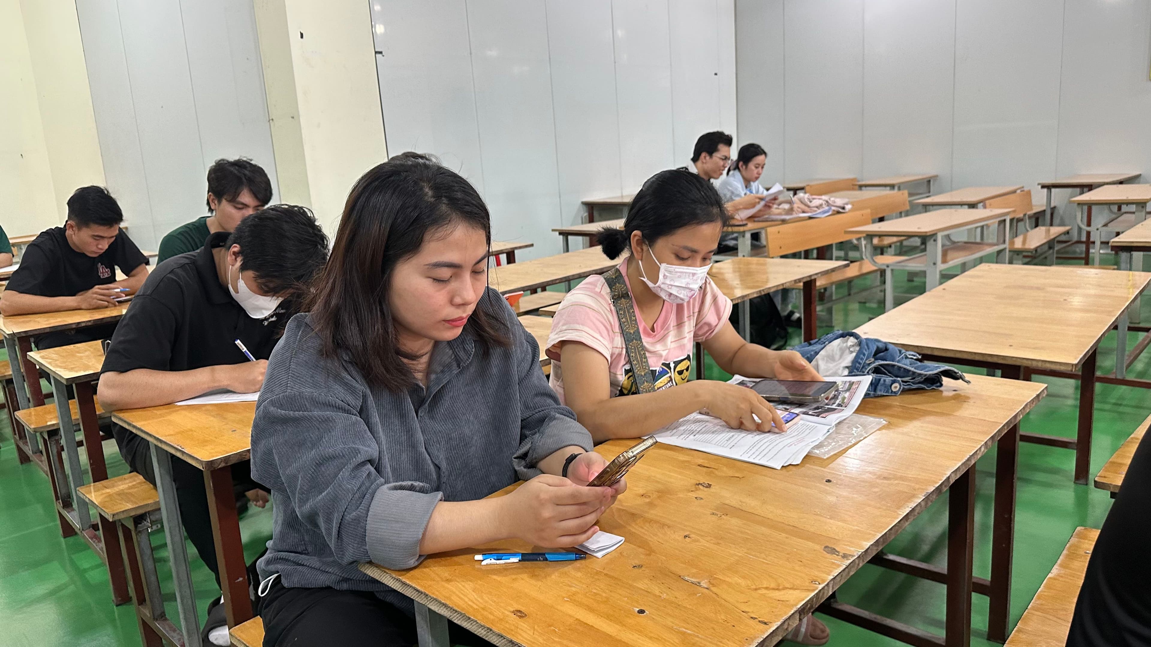 Buổi trao bằng tốt nghiệp cho học viên lái xe